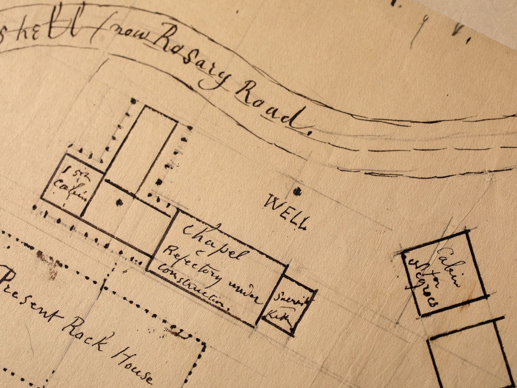 Housing for slaves at St. Stanislaus Seminary